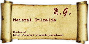Meiszel Grizelda névjegykártya